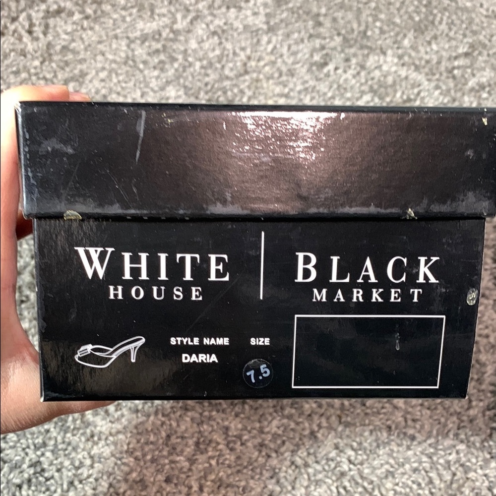 White House Black Market Daria Heels Sz 7.5 NIB - Picture 8 of 11